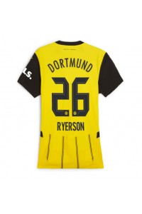 Borussia Dortmund Julian Ryerson #26 Jalkapallovaatteet Naisten Kotipaita 2024-25 Lyhythihainen